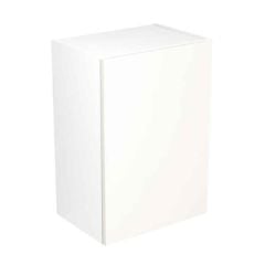 Kitchen Kit Value Slab 500mm Wall Cabinet - Standard Matt - White - Flatpacked - FKKM1013