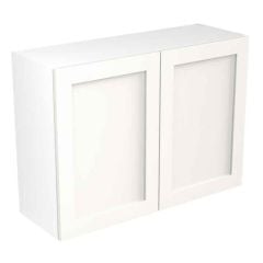 Kitchen Kit Rigid Shaker 1000mm Wall Cabinet - Ultra Matt - White - Pre-Assembled - RKKH0515