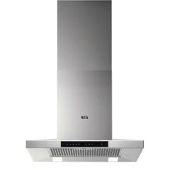 AEG DKB5660HM 60cm Chimney Hood - Stainless Steel - Mounted Front View