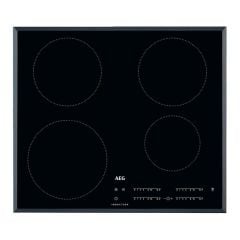 AEG IKB64401FB 60cm Induction Hob - Black - Induction Rings Functions Top View