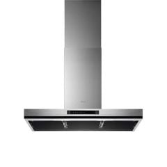AEG DBK6980HG 90cm Box Design Chimney Hood - Stainless Steel - Mounted Front View