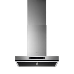 AEG DBK6680HG 60cm Box Design Chimney Hood - Stainless Steel - Mounted Front View