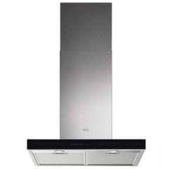 AEG DBE5661HG 60cm Box Chimney Hood - Stainless Steel - Mounted Front View