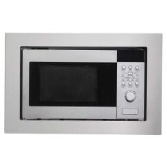 Prima Built-in Stainless Steel Framed Microwave - Front Face View
