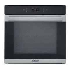 Hotpoint SI7 891 SP IX Built-In Single Pyrolytic Oven - Stainless Steel - Font Display View