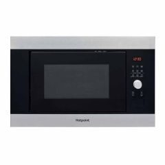 Hotpoint MF25G IX H B/I Microwave & Grill - Stainless Steel - Front Display View