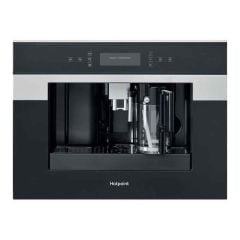 Hotpoint CM 9945 H 1.8L Coffee Machine - Dark Grey Glass - Front Face Display