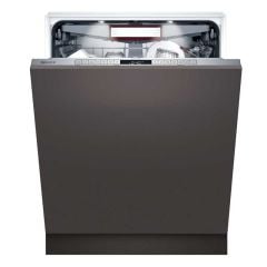 Neff N70 S187TC800E Built-In F/I 14 Place Dishwasher - Black -  Open Front View