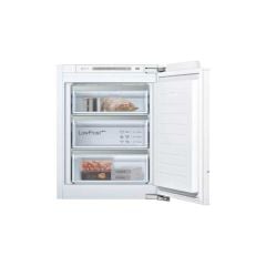 Neff N50 GI1113FE0 Built-In Low Frost Freezer - White - Storage Units Open Front View