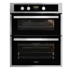 Whirlpool AKL 307 IX Built Under Double Electric Oven - St/Steel -  Closed Front View