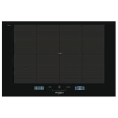 Whirlpool SMP 778 C/NE/IXL 80cm Induction Hob - Black - Induction Display Top View