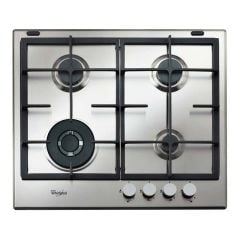 Whirlpool GMA 6422/IX 60cm Gas Hob - St/Steel - Flat Top View