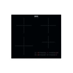 Zanussi ZIAN644K 60cm Induction Hob - Black - Induction Zones And Control Panel Top View