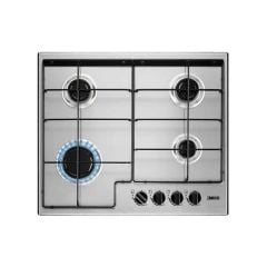 Zanussi ZGNN642X 60cm Gas Hob - Stainless Steel - Top Gas On View