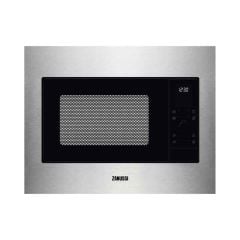 Zanussi ZMSN4CX B/I Microwave And Grill - Stainless Steel - Digital Display And Panel Front View