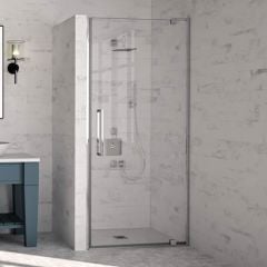 Merlyn 10 Series Pivot Shower Door with Tray 1000mm - MS101231C