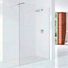 Merlyn 10 Series Shower Wall including Wall Profile & Stabilising Bar 1100mm - S10SW1100H