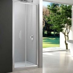 Merlyn 6 Series Bifold Shower Door Including Merlyn MStone Tray 900mm - M67221B