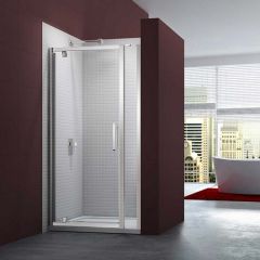 Merlyn 6 Series Pivot Shower Door and Inline Panel - 1000mm Shower Door 1065-1140mm - M61231P1H