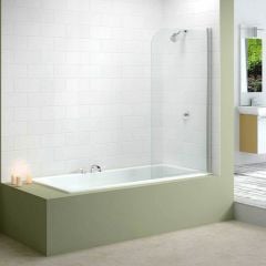 Merlyn Single Curved Bath Screen 800 x 1500mm - MB1