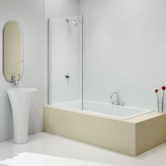 Merlyn Fixed Square Bath Screen 800 x 1500mm - MB14