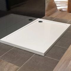 Merlyn Touchstone Rectangular Shower Tray Without Waste - White - 1500 x 760mm - S1576RTTO