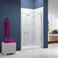 Merlyn Ionic Essence Frameless Hinge & Recess Inline Shower Door 1500mm - A0111KH