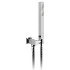 Vado Mix Single Function Mini Shower Kit With 150Cm Shower Hose And Bracket With Integrated Outlet - Chrome - MIX-SFMKWO-C/P