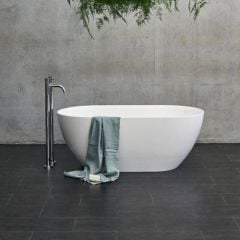 Clearwater Formoso Petite Bath 1500 x 800mm - White - N1ACS - Lifestyle