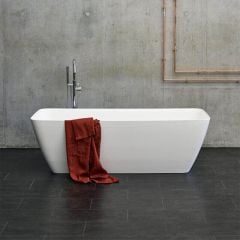 Clearwater Vicenza Grande Bath 1800 x 800mm - White - N7DCS - Lifestyle