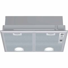 Neff N30 D5655X1GB 53cm Canopy Cooker Hood - Metallic Silver - Mounted Front View