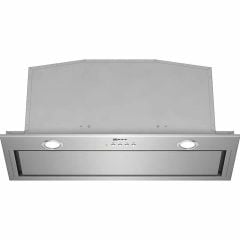 Neff N50 D57MH56N0B 70cm Canopy Cooker Hood - Stainless Steel - Mounted Front View