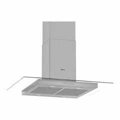 Neff N50 I95GBE2N0B 90cm Flat Glass Island Cooker Hood - Stainless Steel - Mounted Front  View