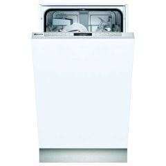 Neff N50 S875HKX20G Built-In F/I 9 Place Slimline Dishwasher - White - Open Inner Front View
