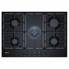 Neff N70 T27DS59S0 75cm Gas Hob - Black - Cooking Zones Top View