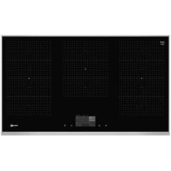 Neff N90 T59TF6RN0 90cm Flex Induction Hob - Black Glass - Induction Zones Top View