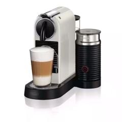 Nespresso by DeLonghi Citiz Coffee Machine With Milk Frother - White - EN267.WAE