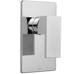 Vado Notion Concealed Manual Shower Valve Single Lever Wall Mounted - Chrome - NOT-145A-C/P