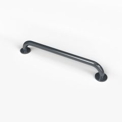 Nyma Care Grab Rail With Concealed Fixings - 600mm - Stainless Steel - Dark Grey - 210160/DG