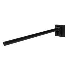 Nyma Style Contemporary Single Arm Friction Rail With Concealed Fixings - Stainless Steel - Matt Black - 310480C/MB