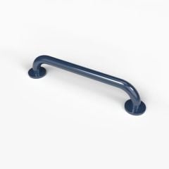 Nyma Pro Round Flange Grab Rail With Concealed Fixings - 455mm - Steel - Dark Blue - G1835C/DB