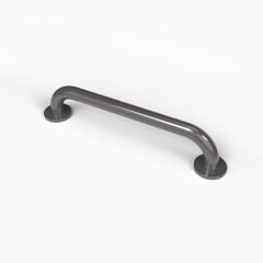 Nyma Pro Round Flange Grab Rail With Concealed Fixings - 455mm - Steel - Grey - G1835C/GY