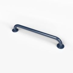 Nyma Pro Round Flange Grab Rail With Concealed Fixings - 610mm - Steel - Dark Blue - G2435C/DB