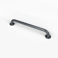 Nyma Pro Round Flange Grab Rail With Concealed Fixings - 610mm - Steel - Dark Grey - G2435C/DG