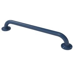 Nyma Pro Round Flange Grab Rail With Exposed Fixings - 610mm - Steel - Dark Blue - GR-24/35/DB