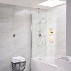 Aqualisa Optic Q Smart Shower Exposed with Bath Fill - Gravity Pumped - OPQ.A2.EV.DVBTX.20