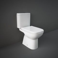 RAK Ceramics Origin Close Coupled Toilet Pan with Cistern - Alpine White - ORI62PAKSC