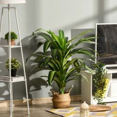 Outsunny Dracaena Tree Artificial Plant - 1100mm - Green - 844-336
