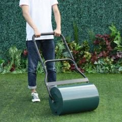 Outsunny Sand / Water Filled Lawn Roller 40L - Green - 845-060