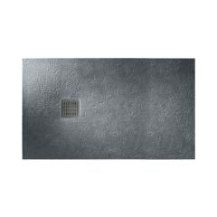 Roca Terran 1200 x 800 Superslim Stonex Shower Tray No Frame - Slate